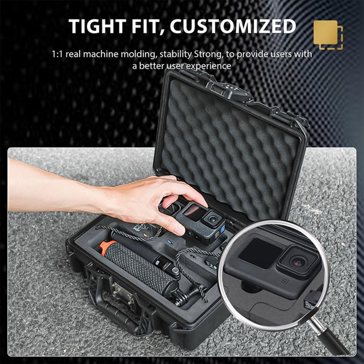 STARTRC DIY Combination Lock Waterproof EVA ABS Dual-layer Suitcase Storage Box, For Sports Camera Universal