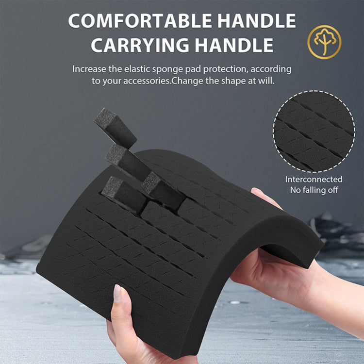 STARTRC DIY Combination Lock Waterproof EVA ABS Dual-layer Suitcase Storage Box, For Sports Camera Universal