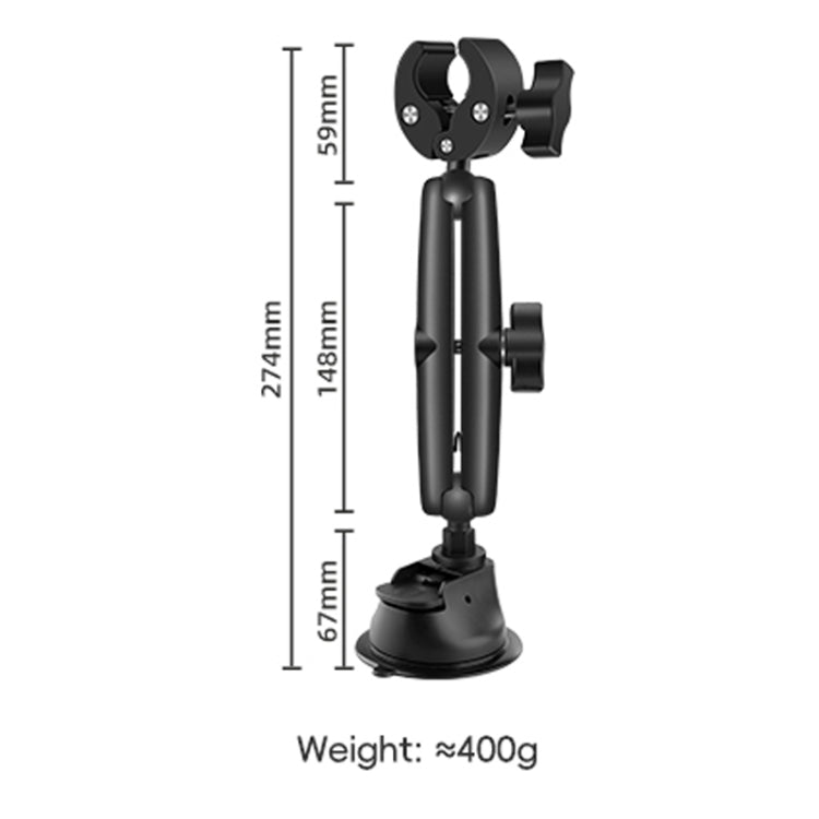 Single-leg Car Suction Cup Mount Crab Clamps, Single-leg Car Suction Cup