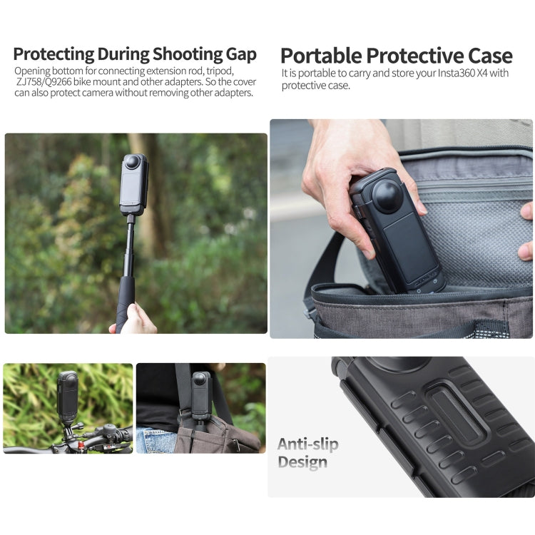 For Insta360 X4 Sunnylife Integrated Lens Screen Protective Cover, Lens Screen Protective Cover