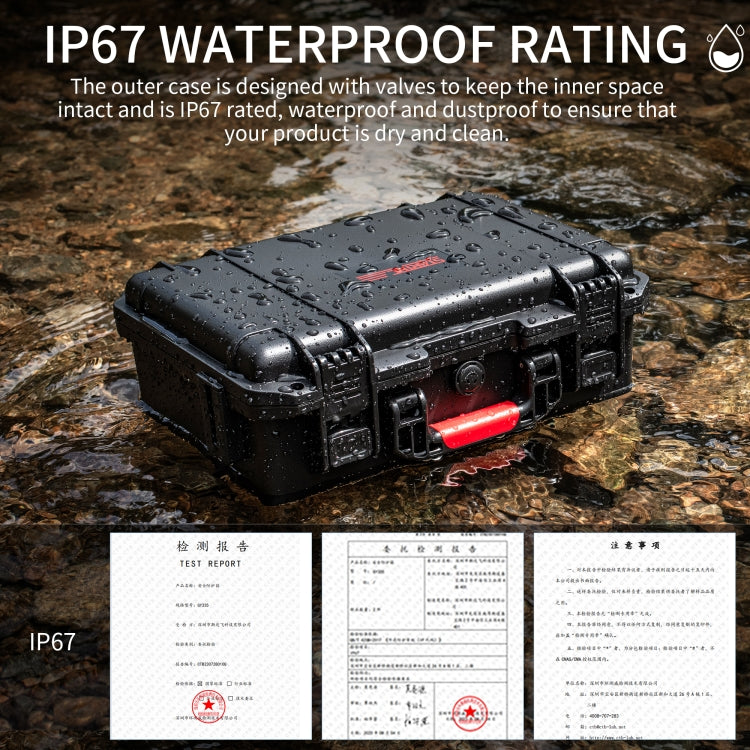 For Insta360 X4 STARTRC Waterproof EVA ABS Dual-layer Suitcase Storage Box, For Insta360 X4 Diving Version