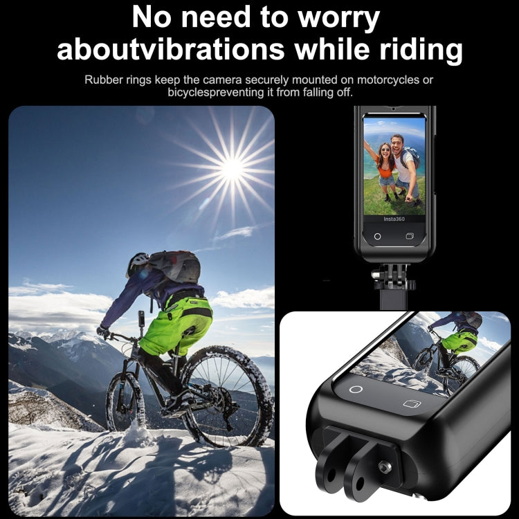 For Insta360 X4 Aluminum Alloy Metal Protective Cage Housing Frame, Metal Housing Frame