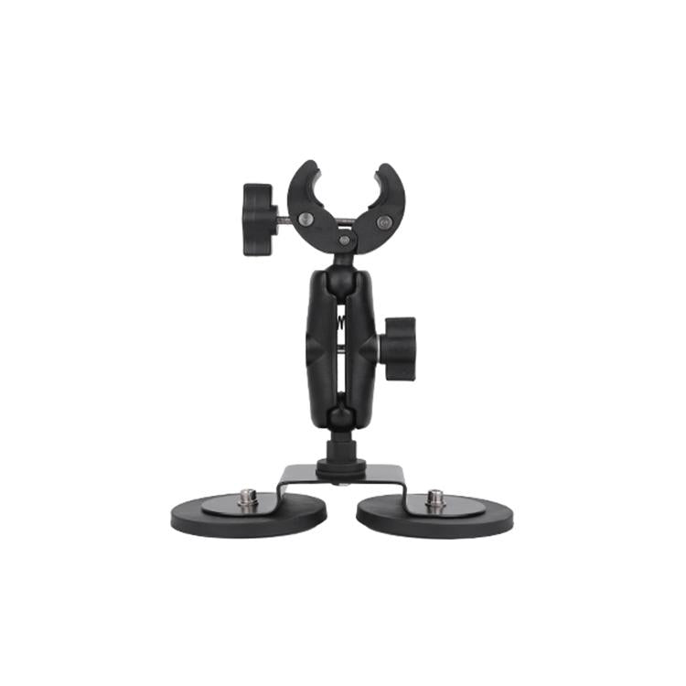 Dual-Leg Magnetic Base Crab Clamp Fixed Mount Holder for GoPro and Other Action Cameras, Crab Clamp Fixed Mount