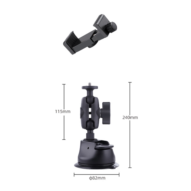 Single Suction Cup Connecting Rod Arm Phone Clamp Mount, Single Suction Cup Connecting Rod