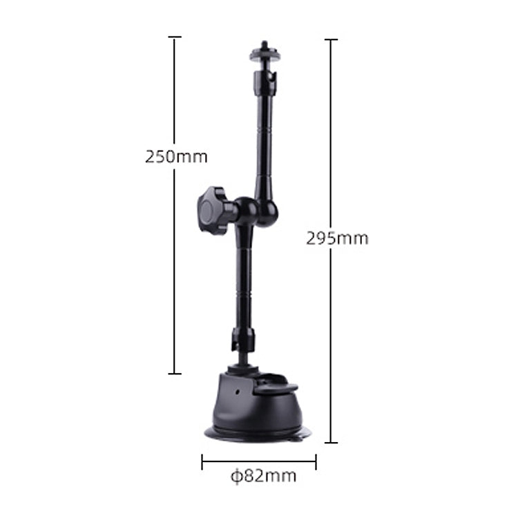 Single Suction Cup Articulating Friction Magic Arm Camera Mount