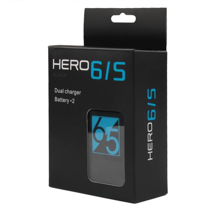 Dual Batteries Charger with USB-C / Type-C Cable for GoPro HERO6 /5, Charger with TYPE-C Cable