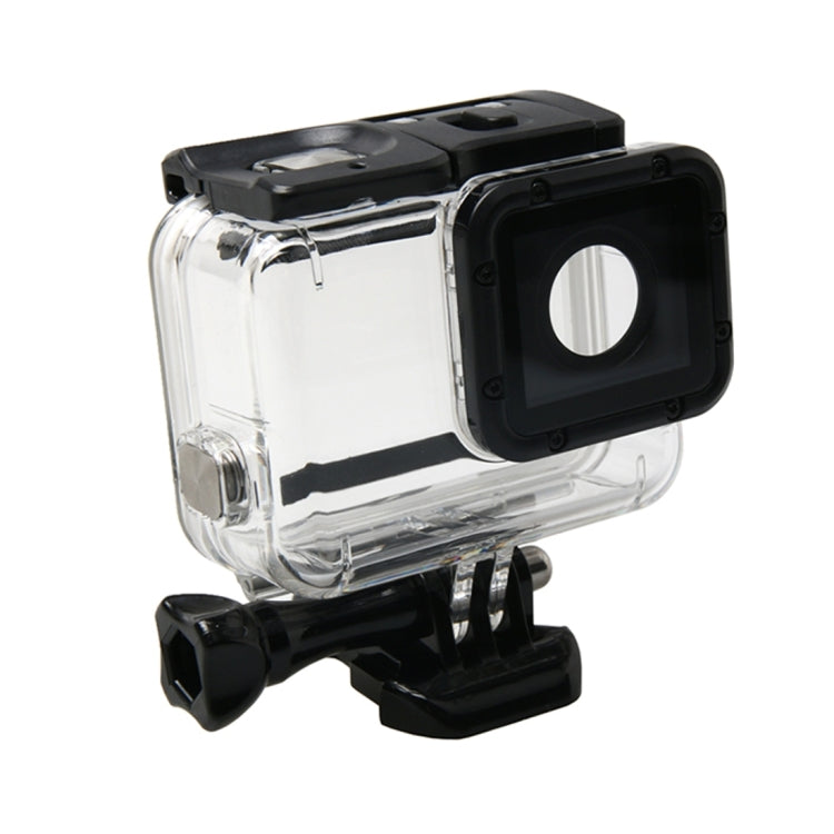 For GoPro HERO6 /5 Waterproof Housing Protective Case + Hollow Back Cover with Buckle Basic Mount & Screw, Waterproof Housing