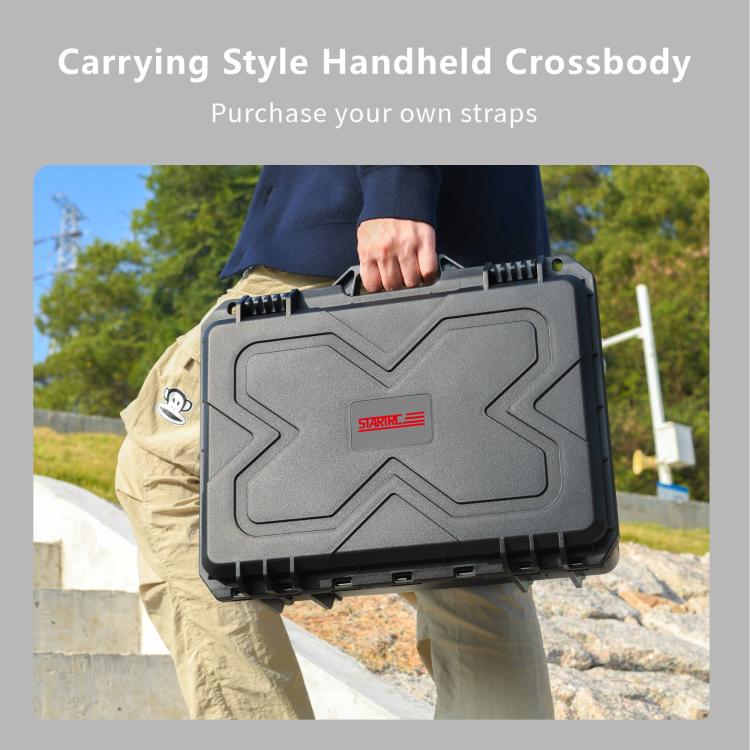 STARTRC Waterproof PP Suitcase Storage Box for Canon / Fujifilm / Nikon 1 Camera 2 Lenses, For Canon / Fujifilm / Nikon