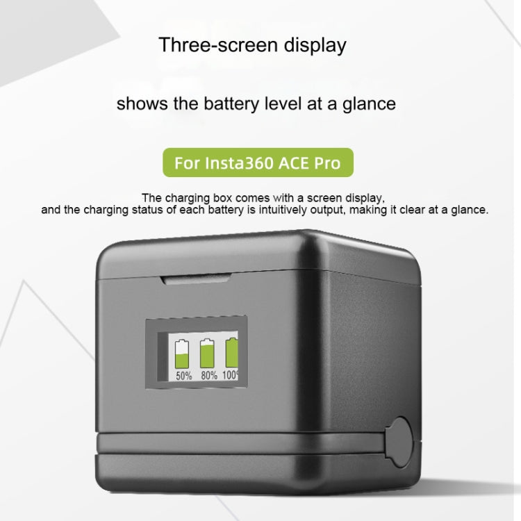 For Insta360 Ace Pro / Ace Tri-Battery Charging Box Case