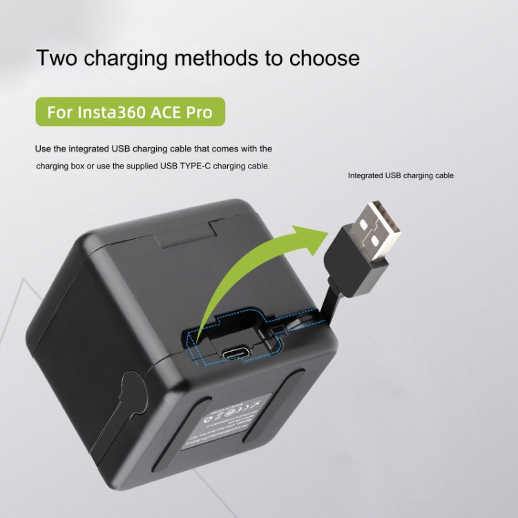 For Insta360 Ace Pro / Ace Tri-Battery Charging Box Case