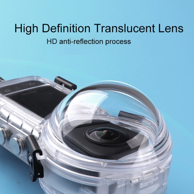 For Insta360 X3 Camera 50m Waterproof Sealed Diving Case, For Insta360 X3 50m Waterproof