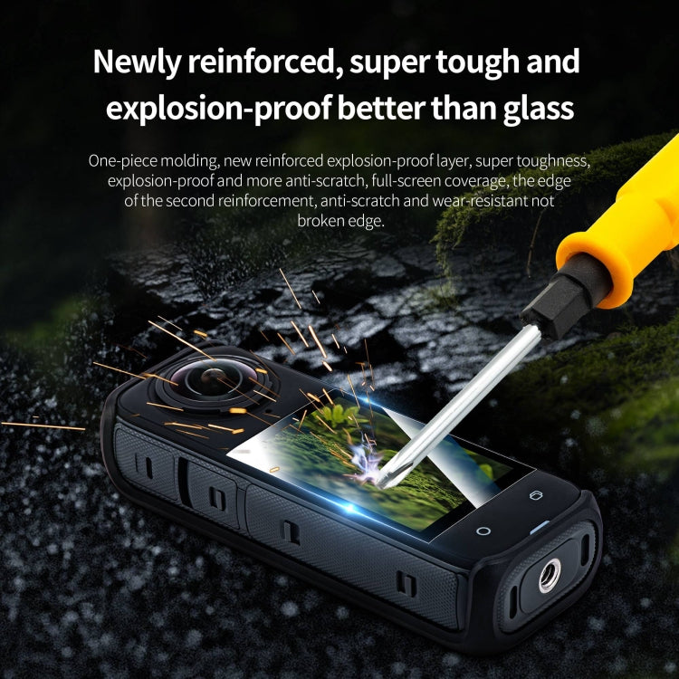 For Insta360 X4 STARTRC 2pcs HD Tempered Glass Film, For Insta360 X4