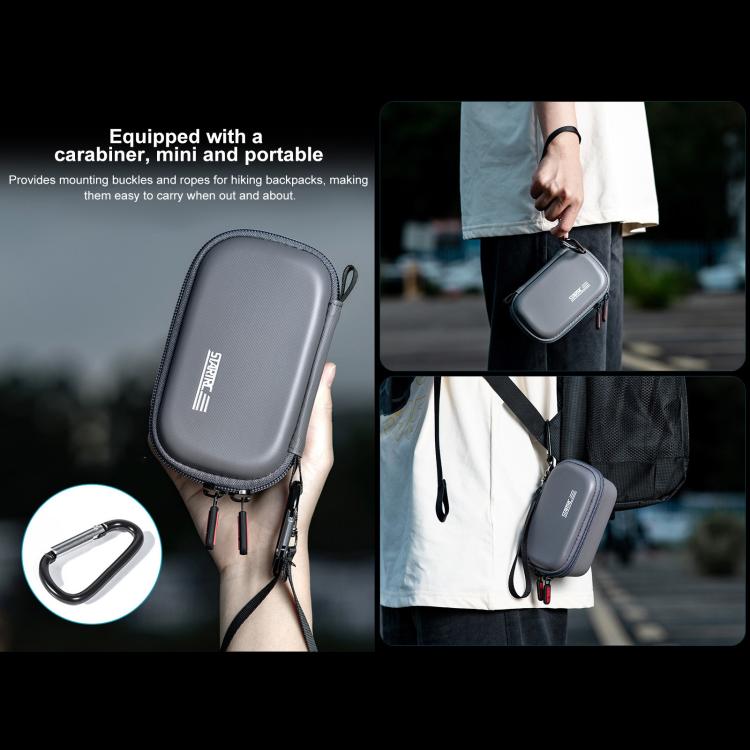 For Insta360 X4 STARTRC Camera Carry Case with Carabiner & Strap, For Insta360 X5 / X4