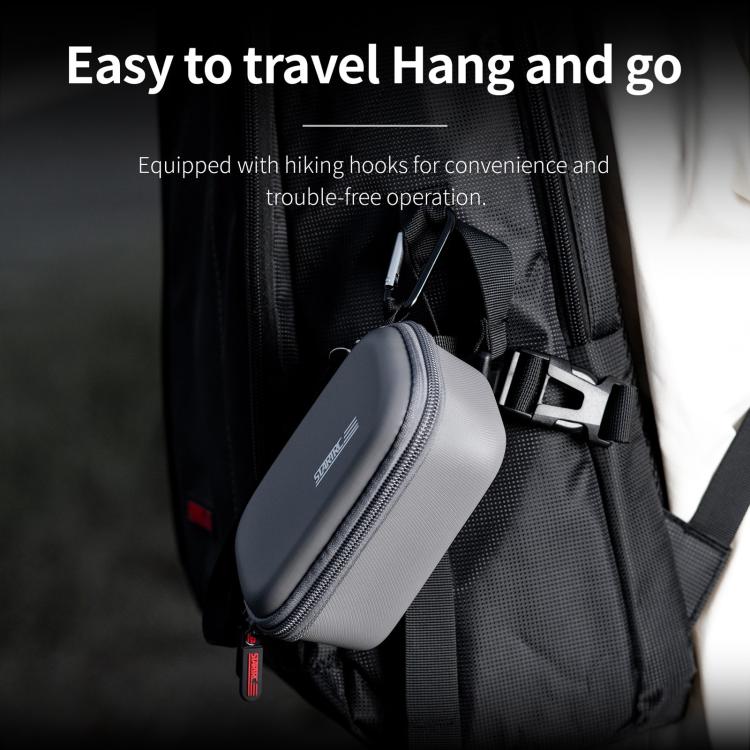 For Insta360 X4 STARTRC Camera Carry Case with Carabiner & Strap, For Insta360 X5 / X4