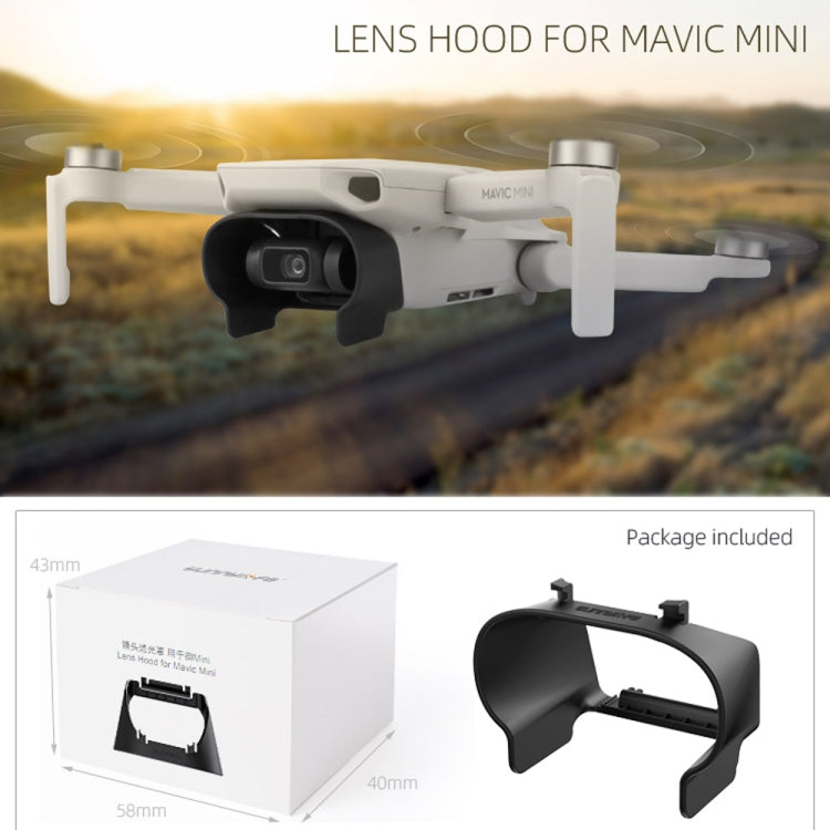 Sunnylife MM-Q9264 Camera Lens Sunshade Anti-glare Hood for DJI Mavic mini, For DJI Mavic mini