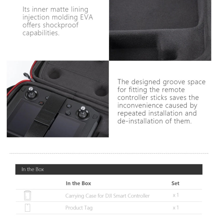PGYTECH P-15D-005 Remote Control with Screen Portable Accessory Bag for DJI Mavic 2, P-15D-005