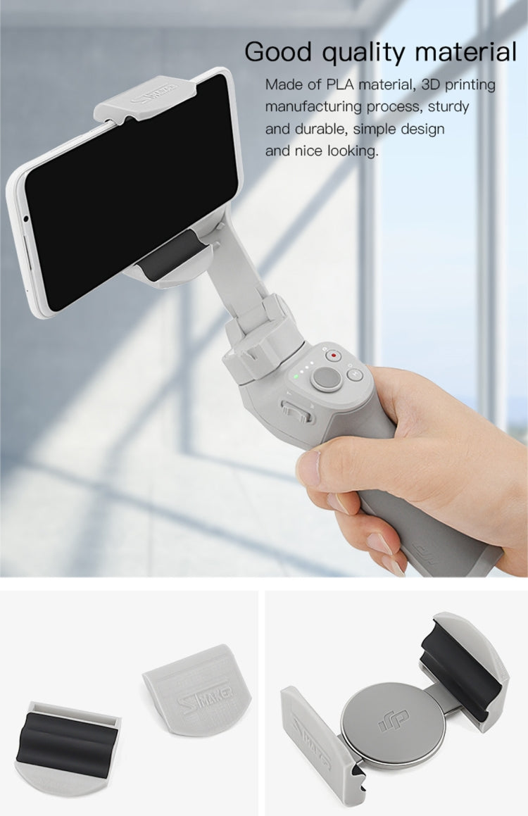 STMAKER Handheld Gimbal Quick Release Magnetic Buckle Clamp Expansion Bracket for DJI OM4, STMAKER