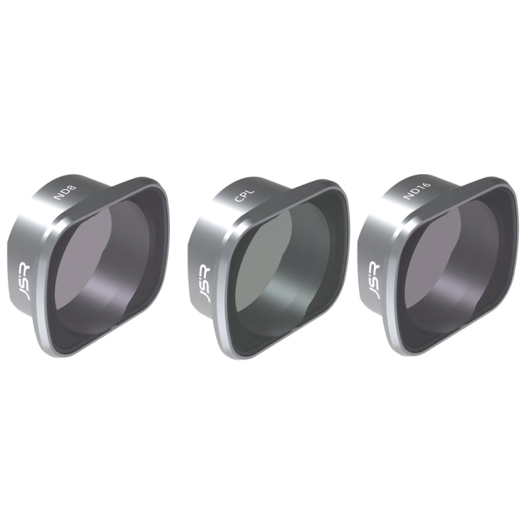 JSR KS 3 in 1 ND8+ND16+CPL Lens Filter for DJI FPV, Aluminum Alloy Frame, 3 in 1