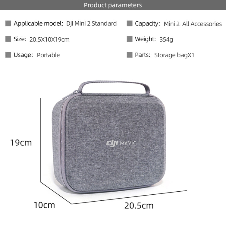DJI Portable Waterproof Nylon Box Case Storage Bag for DJI Mini 2 Drone, DJI Case For DJI Mini 2