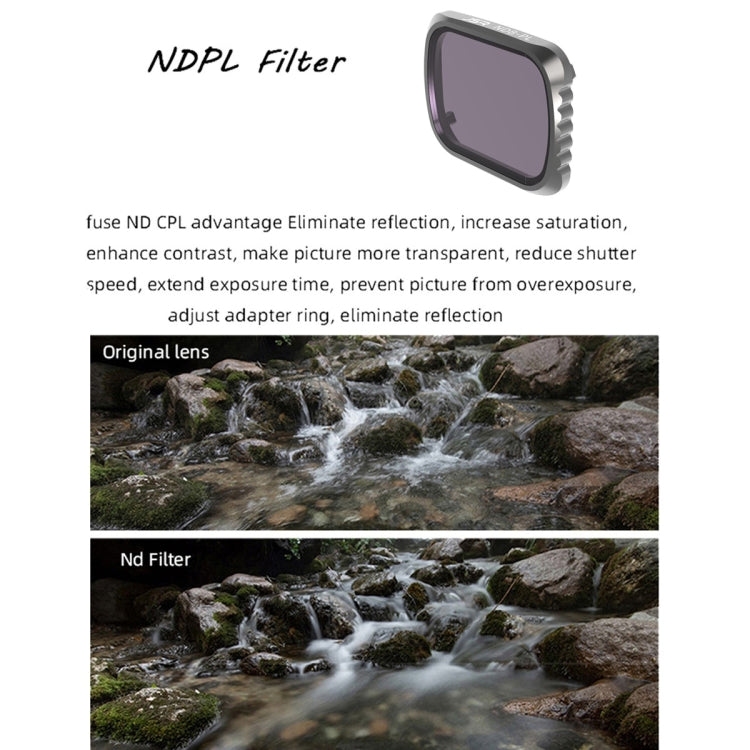 JSR KS ND64PL Lens Filter for DJI Air 2S, Aluminum Frame, ND64PL