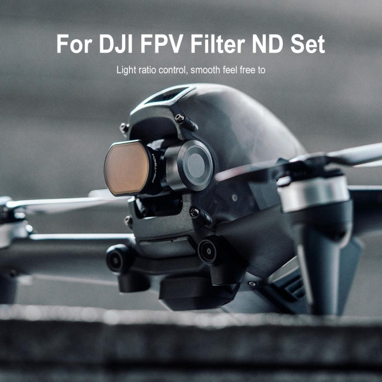 PGYTECH 3 PCS ND4+ND8+ND16 Drone Lens Filter for DJI FPV, ND 4 8 16
