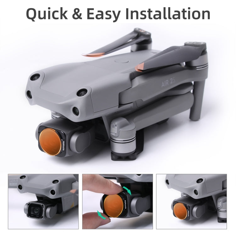 Sunnylife A2S-FI9342 ND8 Lens Filter for DJI Air 2S, ND8 Filter