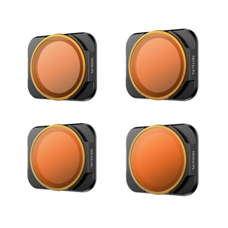 Sunnylife A2S-FI9346 4 in 1 ND8PL++ND16PL+ND32PL+ND64PL Lens Filter for DJI Air 2S, 4 in 1 NDPL Filter