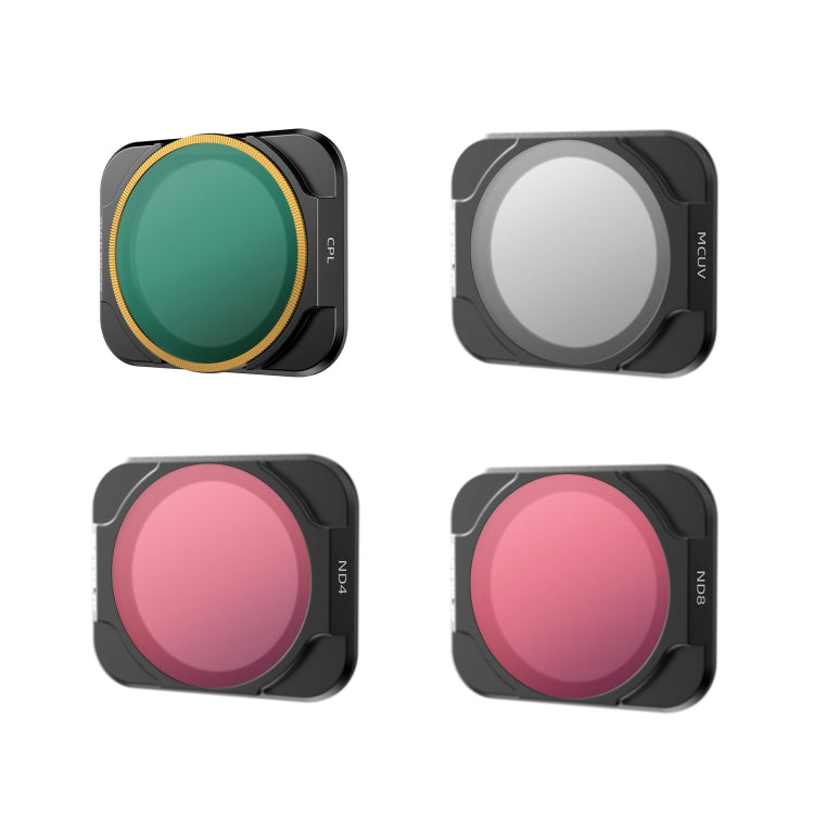 Sunnylife A2S-FI9348 4 in 1 MCUV+CPL+ND4+ND8 Lens Filter for DJI Air 2S, 4 in 1 Filter