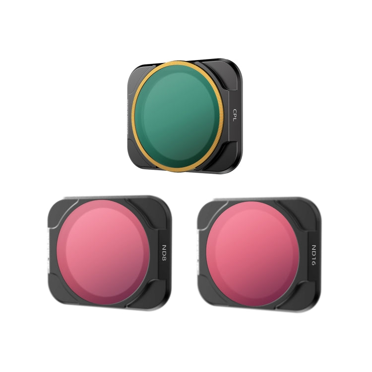 Sunnylife A2S-FI9345 3 in 1 CPL+ND8+ND16 Lens Filter for DJI Air 2S, 3 in 1 Filter