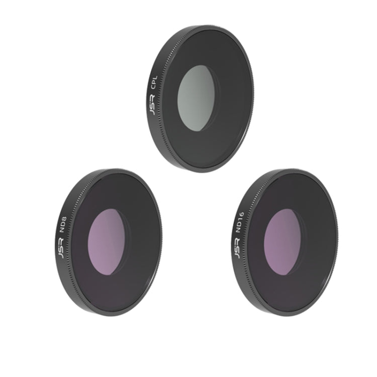 JSR 3 in 1 CPL ND8 ND16 Lens Filter For DJI Osmo Action 3, 3 in 1