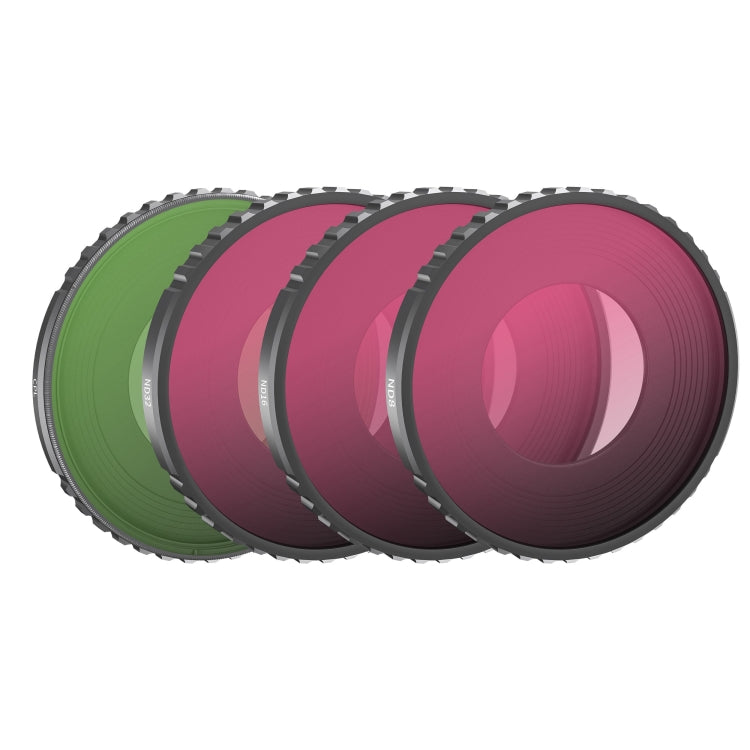 For DJI Action 4 STARTRC 4 in 1 ND8 + ND16 + ND32 + CPL Lens Filter, For DJI Action 4 (ND8/16/32/CPL)