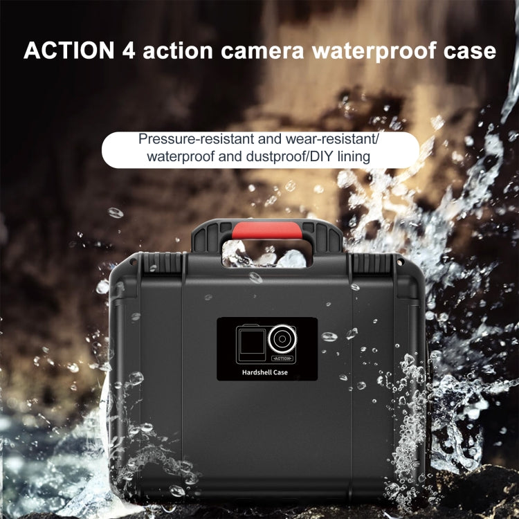 For DJI Action 4 / 3 STARTRC Waterproof PP Full Kit Suitcase Storage Box, For DJI Action 4 / 3