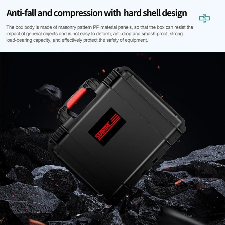 For DJI Osmo Pocket 3 STARTRC Waterproof PP Full Kit Suitcase Storage Box, For DJI Osmo Pocket 3