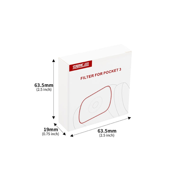 For DJI OSMO Pocket 3 STARTRC CPL Lens Filter, CPL