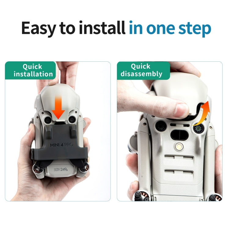 For DJI Mini 4 Pro STARTRC Lens Caps Vision Sensor Sunshade Cover, For DJI Mini 4 Pro