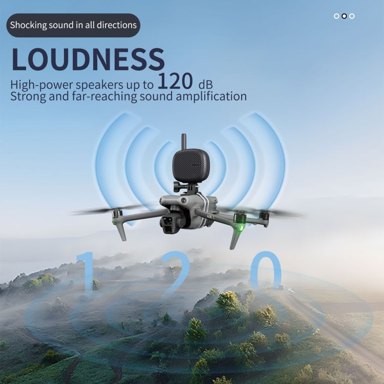 STARTRC Drone Megaphone Wireless Portable Speaker 3KM Control for DJI Mavic / Air / Mini Series, 3KM Control