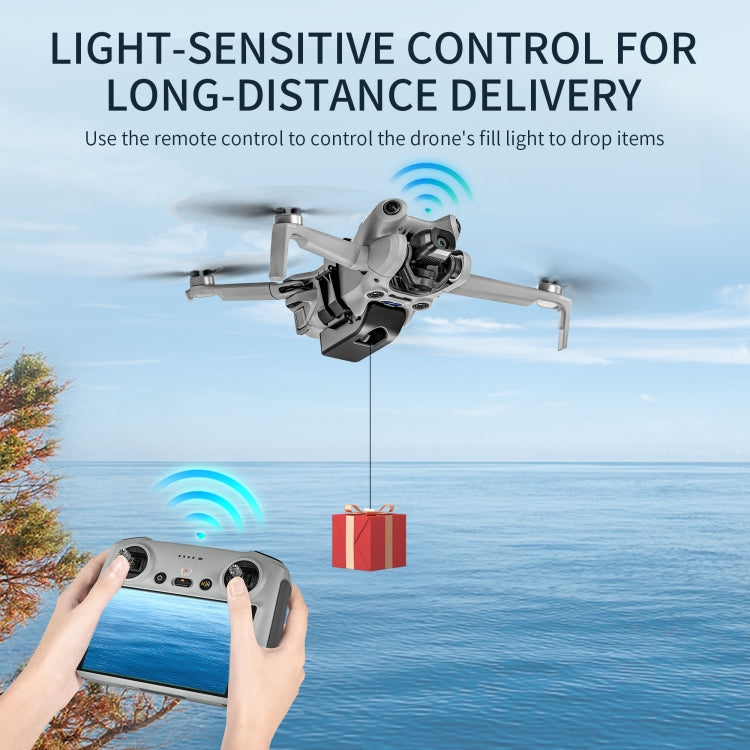 For DJI Mini 4 Pro STARTRC LED Light Air-Dropping System Thrower Parabolic, For DJI Mini 4 Pro LED Light
