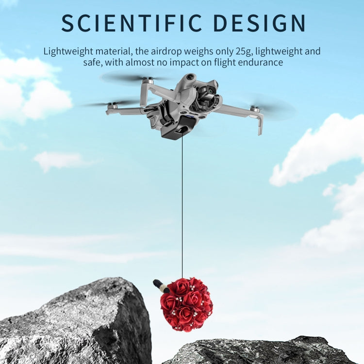 For DJI Mini 4 Pro STARTRC LED Light Air-Dropping System Thrower Parabolic, For DJI Mini 4 Pro LED Light