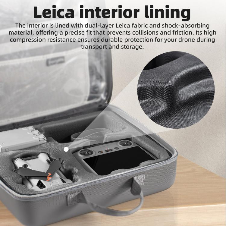 For DJI Air 3 / Air 3S / Mini 4 Pro STARTRC Dual-Drone Shoulder Storage Bag PU Handbag, For DJI Air 3 / Air 3S / Mini 4 Pro