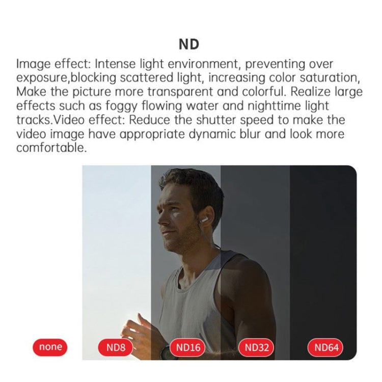 For DJI Air 3S STARTRC 6 in 1 ND8 ND16 ND32 ND64 UV CPL Lens Filter, ND8 ND16 ND32 ND64 UV CPL