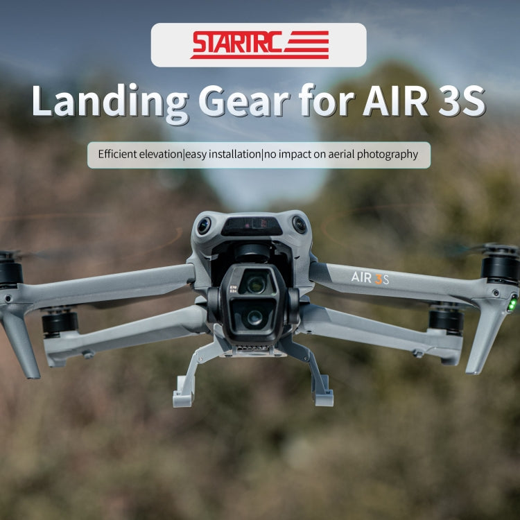 For DJI Air 3S / 3 STARTRC Folding Anti-fall Anti-dirt Heightened Landing Gear Training Rack