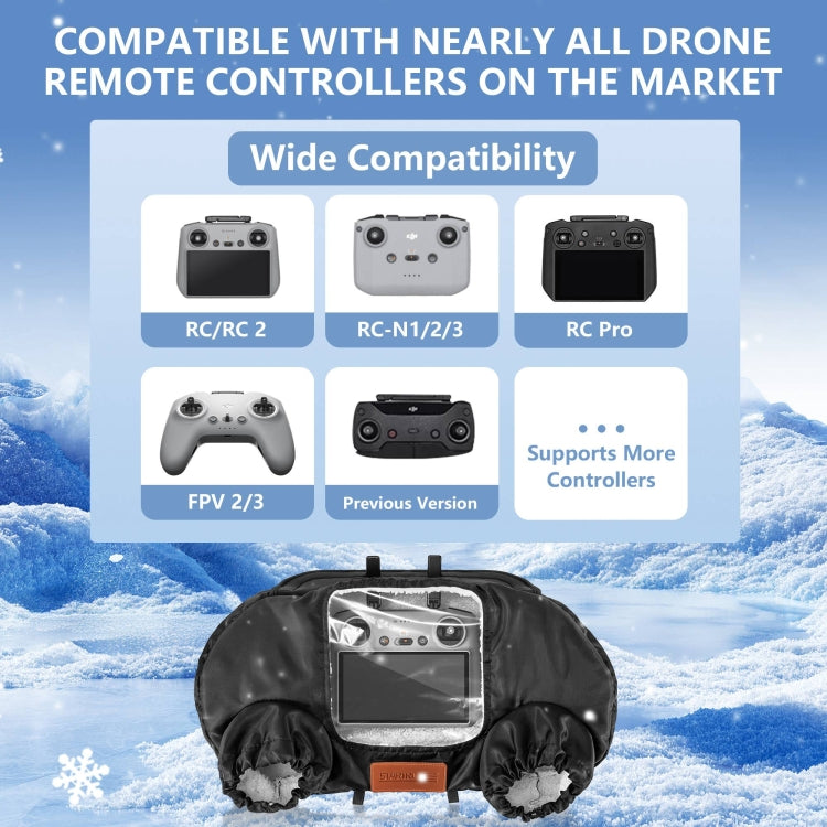 STARTRC Universal Drone Remote Control Winter Warm Gloves, V2