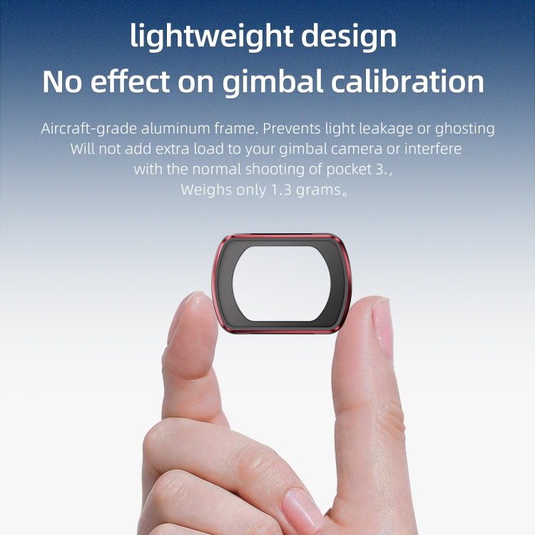 For DJI OSMO Pocket 3 STARTRC 1/4 Black Mist Filter, Black Mist