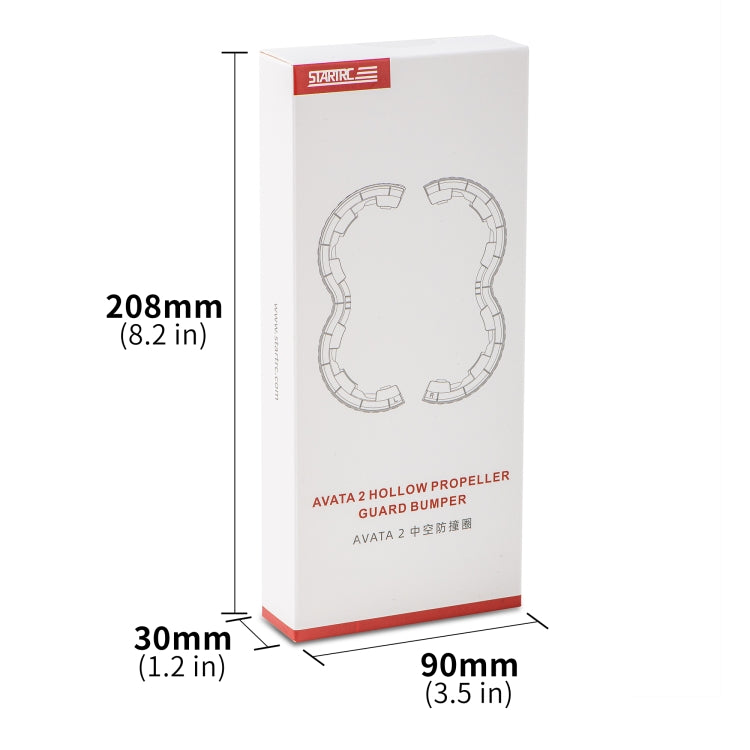 For DJI Avata 2 STARTRC Central Control TPU Protective Guard Anti-collision Ring Cover, For DJI Avata 2