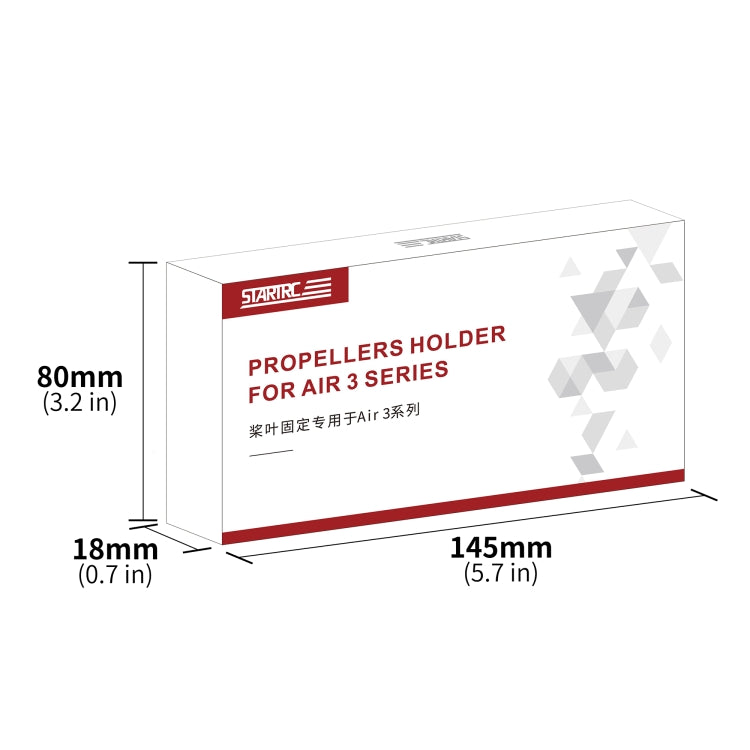 For DJI Air 3S / Air 3 STARTRC Drone PU Propellers Holder, For DJI Air 3S / Air 3