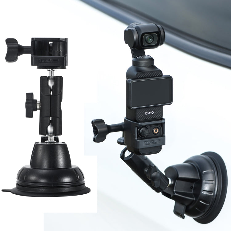 For DJI OSMO Pocket 3 STARTRC Suction Cup Holder Expansion Adapter Bracket, For DJI OSMO Pocket 3 Suction Cup Holder