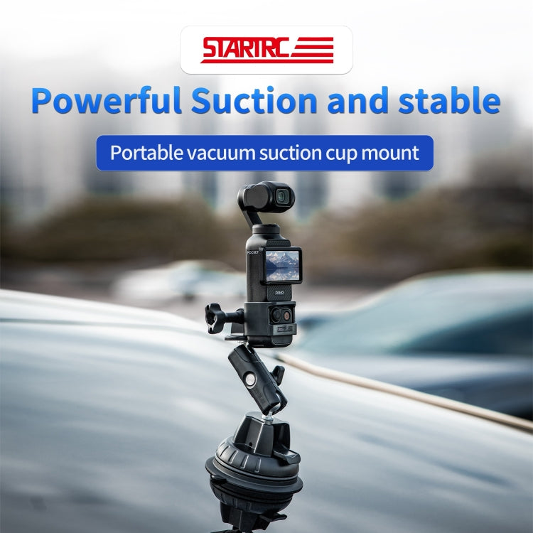 For DJI OSMO Pocket 3 STARTRC Suction Cup Holder Expansion Adapter Bracket, For DJI OSMO Pocket 3 Suction Cup Holder