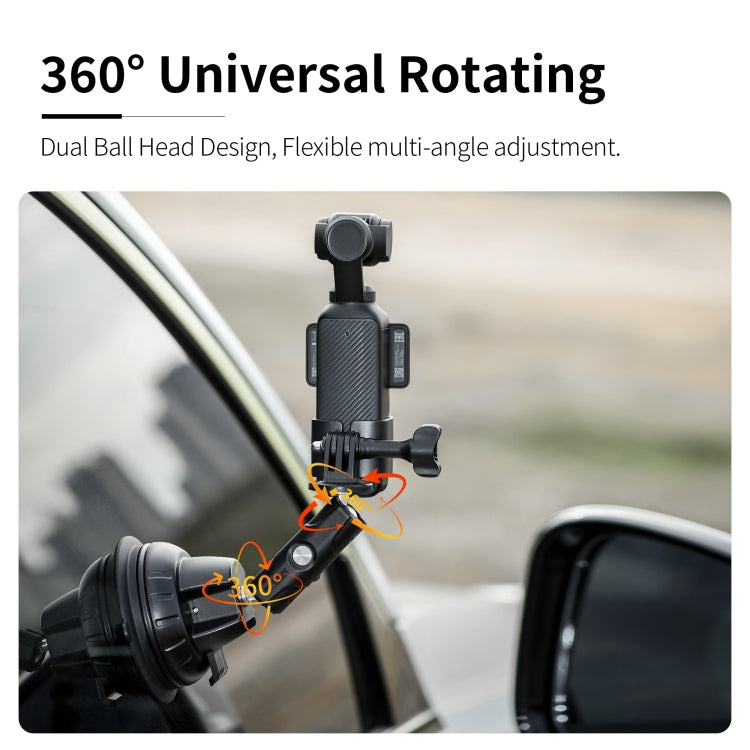 For DJI OSMO Pocket 3 STARTRC Suction Cup Holder Expansion Adapter Bracket, For DJI OSMO Pocket 3 Suction Cup Holder