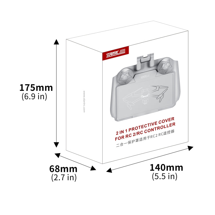 For DJI RC / RC 2 STARTRC Remote Control Sunshade Protection Cover, For DJI RC / RC 2