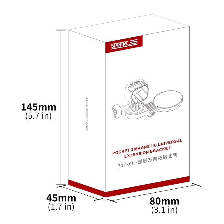 For DJI OSMO Pocket 3 STARTRC Magnetic Universal Expansion Bracket, For DJI OSMO Pocket 3 Magnetic Expansion Bracket